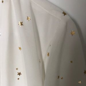 Tobi White Front-Tying Top